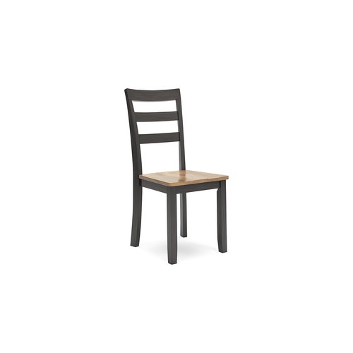 Signature Design by Ashley Gesthaven Solid Wood Frame Dining Chair, Set of 2, Natural/Brown