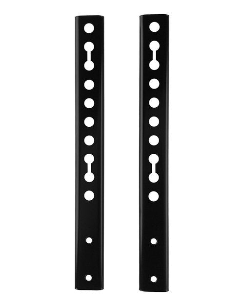 IFCASE Steel VESA Extension Brackets for TV Ceiling/Wall Mounts, Adjustable Heavy Duty Vertical VESA Extender Replacement Bracket (Black)