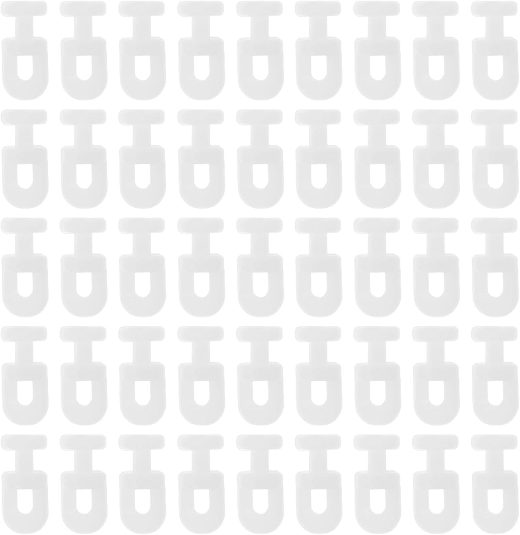 Uonlytech Curtain Track Rollers - 200Pcs Smooth Sliding Pulley Carriers for Drapes & Shower Curtains