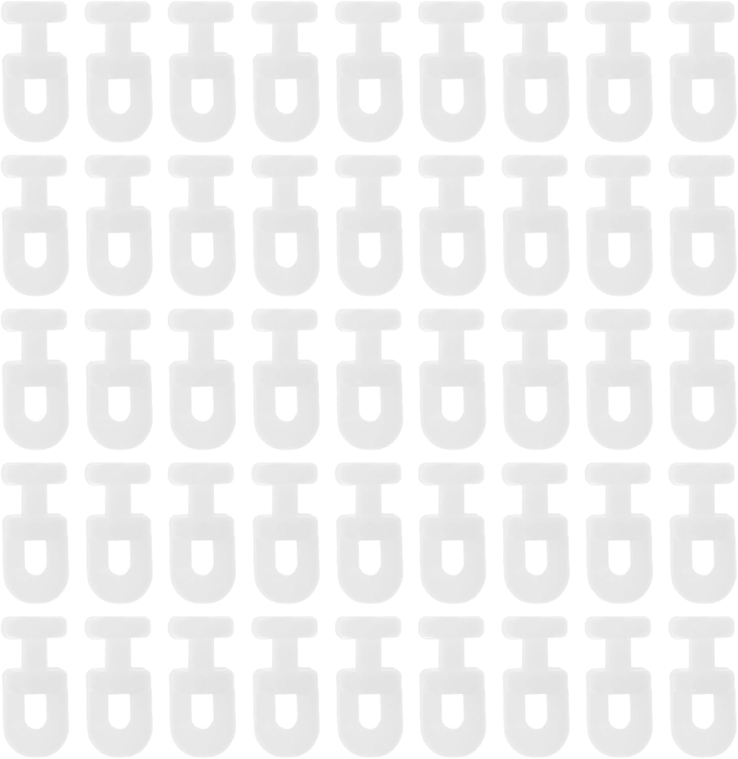 Uonlytech Curtain Track Rollers - 200Pcs Smooth Sliding Pulley Carriers for Drapes & Shower Curtains