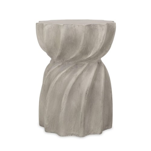 Richie Indoor Contemporary Lightweight Concrete Accent Side Table