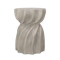 Richie Indoor Contemporary Lightweight Concrete Accent Side Table