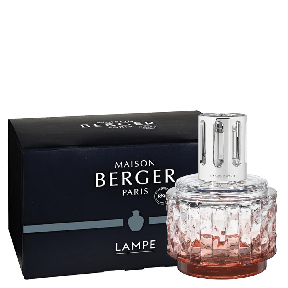 MAISON BERGER - Lampe Berger Home Fragrance Lamp Diffuser - Model Variation - Air Freshener - 3.7 x 3.7 x 5.1 inches (Beige)