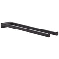 hansgrohe AddStoris Towel Holder Twin-Handle in Matte Black 1-inch Accessories in Matte Black, 41770670