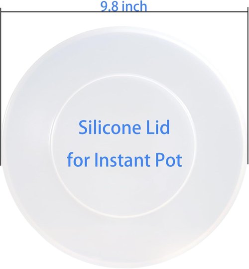 **Instant Pot Silicone Lid - Premium 9.8-Inch Reusable Cover for 5 & 6 Quart Inner Pots**