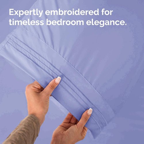 King Standard Pillow Cases by King - Soft Hotel Quality Pillowcase Covers - 4 Piece Set in Lavender