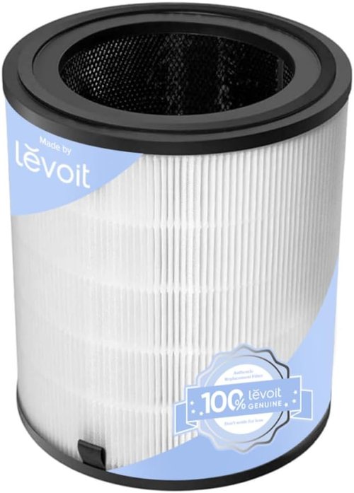 LEVOIT LV-H133 Air Purifier Filter - High-Efficiency Activated Carbon for Smoke & Odor Removal | White, 1 Pack