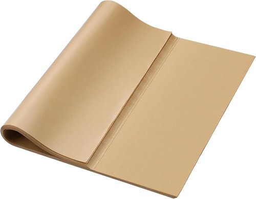 Honoson Natural Unbleached Parchment Paper - 150 Precut Non-Stick Sheets, 15x21 Inches | Ideal for Baking & Cooking