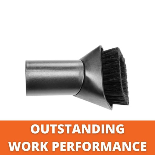 Fein Rotating Dusting Brush for Superior Debris Removal - Efficient Cleaning Attachment for Turbo Wet/Dry Dust Extractors, Natural Bristles, 2-3/4" x 1-3/4" Bristle Edging - 31345076010