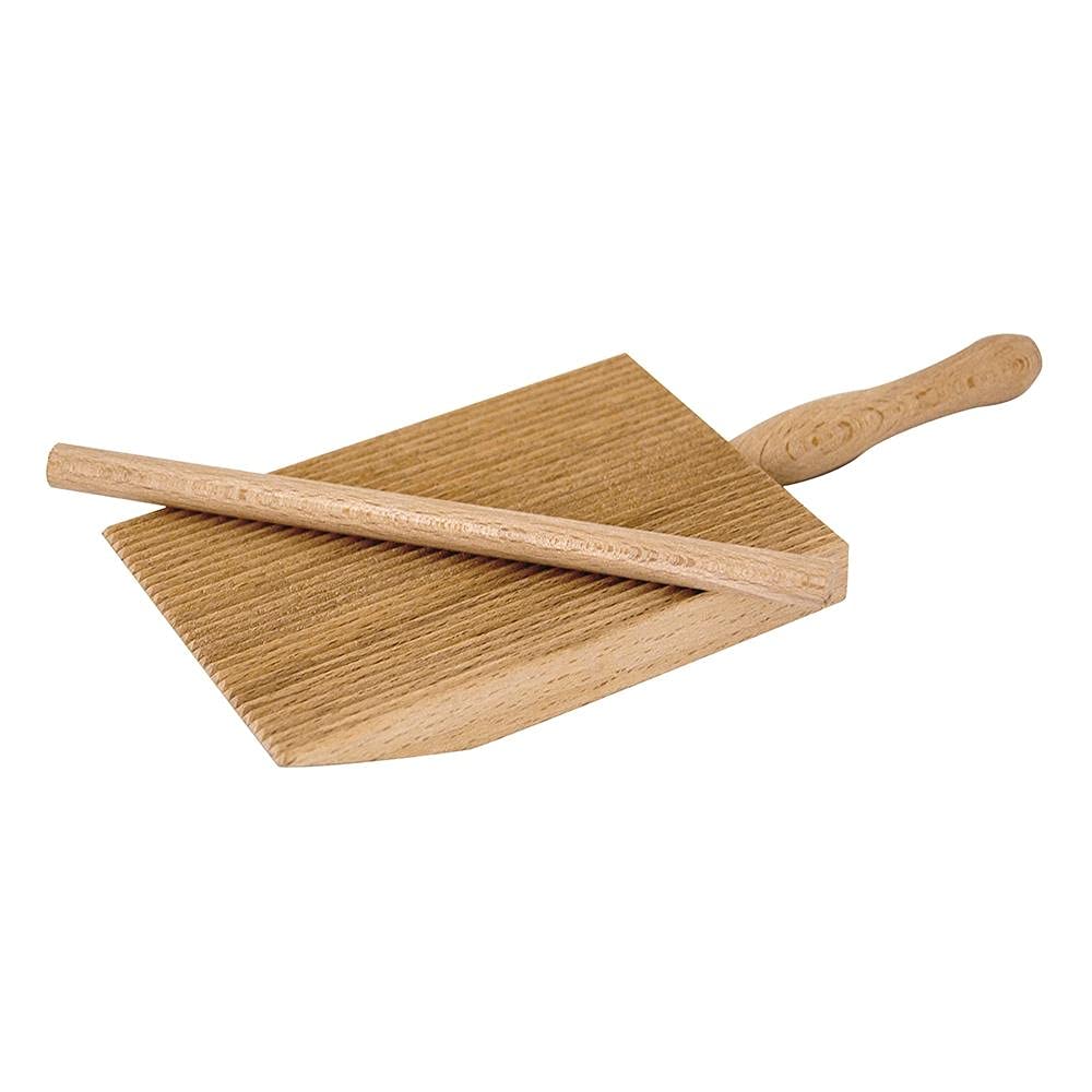 Eppicotispai Natural Beechwood Quick Gnocchi Stripper and Paddle