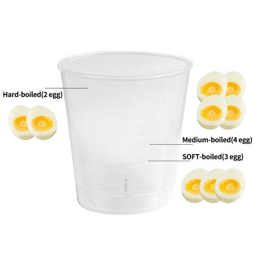 Electric Egg Cooker Rapid – 8 Egg Capacity for Hard Boiled Eggs, Soft boiled egg, Poached Eggs, Scrambled Eggs, or Omelets Maker with Auto Shut Off