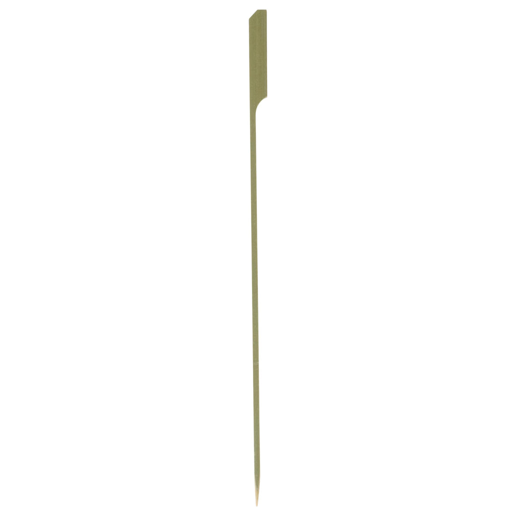 Restaurantware-10 Inch Paddle Bamboo Skewers, 1000 Disposable Bamboo Food Picks - Sturdy, Paddle Head, Bamboo Decorative Picks, Sustainable, For Serving Appetizers And Cocktail Garnishes