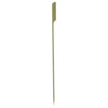 Restaurantware-10 Inch Paddle Bamboo Skewers, 1000 Disposable Bamboo Food Picks - Sturdy, Paddle Head, Bamboo Decorative Picks, Sustainable, For Serving Appetizers And Cocktail Garnishes