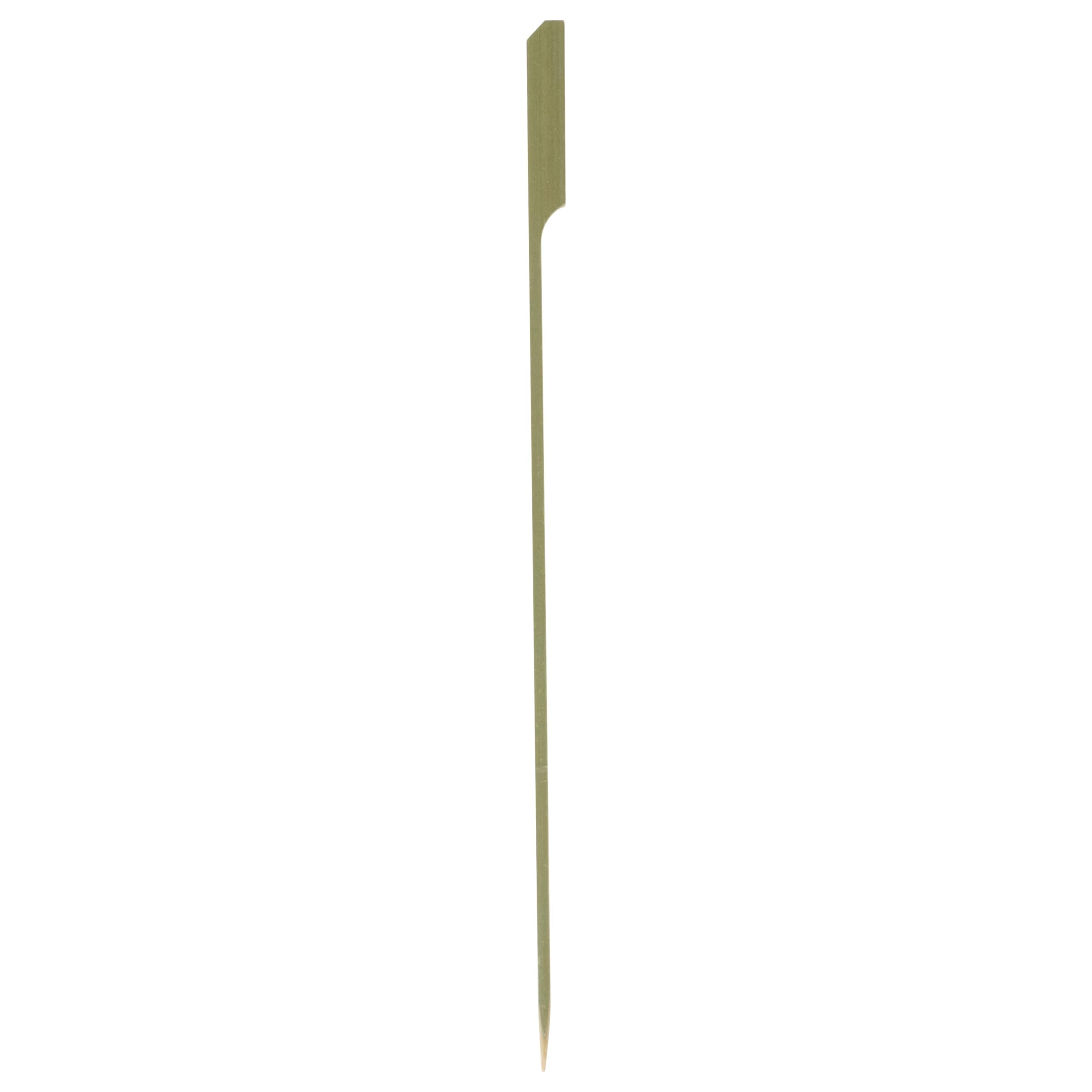 Restaurantware-10 Inch Paddle Bamboo Skewers, 1000 Disposable Bamboo Food Picks - Sturdy, Paddle Head, Bamboo Decorative Picks, Sustainable, For Serving Appetizers And Cocktail Garnishes
