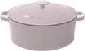 Cuisinart Enameled Cast Iron Round Casserole - 7-Quart Gray Cookware for Perfect Meals