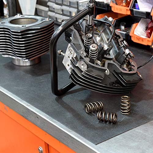 ToolTex Heavy Duty No-Slip Tool Box Liner & Garage Drawer Liner - Black 24" x 20', Anti-Crinkle Mat Protects Drawers & Keeps Tools in Place