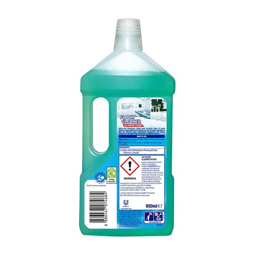 CIF Ocean Multipurpose Floor Cleaner with Shiny Clean & Fresh Fragrance 950ml (Pack of 2)