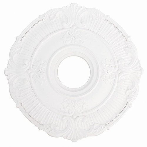 Livex Lighting 82030-03 Buckingham Ceiling Medallion, White Medium