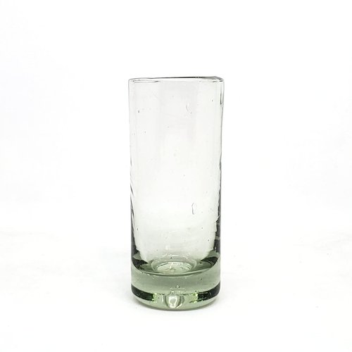 MexHandcraft Clear 2 oz Tequila Shot Glasses (set of 6), Recycled Glass, Lead-free, Toxin-Free (Shot)
