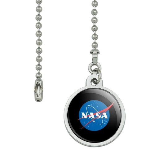 GRAPHICS & MORE NASA Official Meatball Logo Ceiling Fan and Light Pull Chain