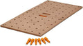 BORA Centipede Workbench Table Top - 24" x 48" Wood Top with 20mm Dog Holes & 6 Quick-Twist Lock Handles