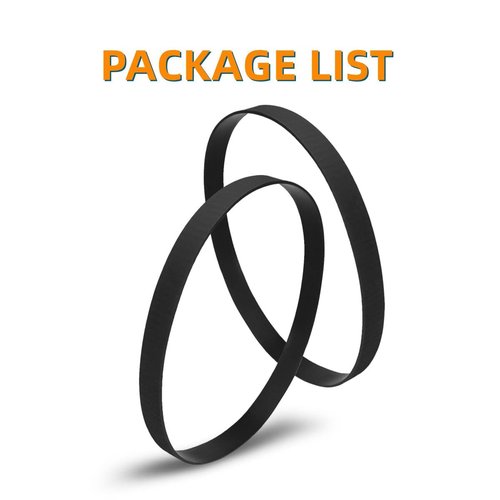 JEDELEOS Replacement Flat Non-Stretch Belts for Hoover WindTunnel 3 Pro Pet Upright Vacuum Model UH72625, UH72630, UH72635, UH70930, UH70935, UH70936, UH70937 and UH70939 Series (Pack of 2)