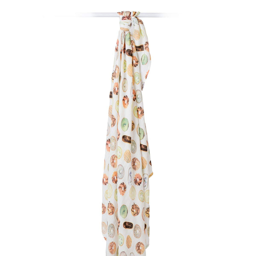Lulujo Baby Swaddle Blanket| Unisex Softest Bamboo Viscose Muslin Swaddle Blanket| Neutral Receiving Blanket for Girls & Boys 47in x 47in Hummingbird