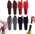 Silicone Wine Stopper for Wine Bottle, 2026 New Reusable Seal Cover for Wine, Champagne Beer, Keep Drinks Fresh (8)