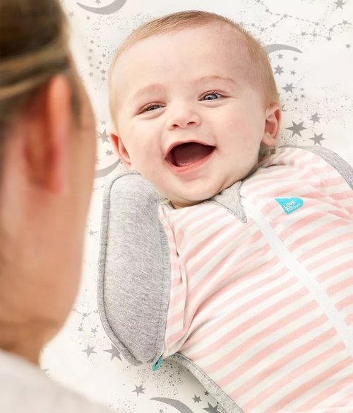Love to Dream Swaddle Up Transition Swaddle - Zip-Off Wings for Easy Transition | 1.0 TOG, 19-24 lbs, Pink