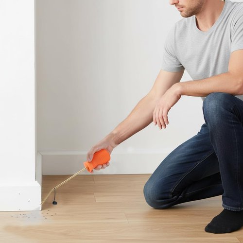 Diatomaceous Earth Bulb Duster by [Brand Name] - Large Powder Applicator in Orange | Efficient Dusting Tool