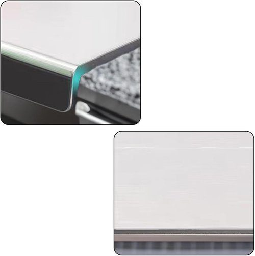 Large Stainless Steel Cutting Board,Suitable for Cutting Meat,Dicing,Vegetables,Fruits,Bread and Baking.ItIsConvenienttoClean,EasytoStoreandCan Be Washed in a Dishwasher ((15.8 * 19.6in))
