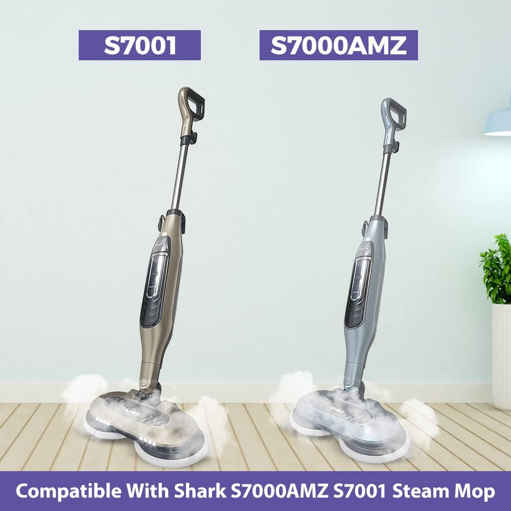 Shark Replacement Steam Mop Pads - Compatible with S7000 Series | 6-Pack for All-in-One Cleaning