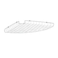 ClosetMaid Corner Shelf Organizer, Wall Mount Hanging Corner Shelves, Durable Steel, White, 8282