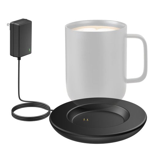 FEFAIA Charging Coaster 2 Compatible with Temperature Control Smart Mug 2 and 1/Travel Mug, Wireless Charger Power Dock Base for Home & Office