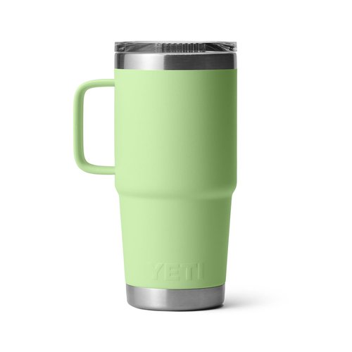 YETI Rambler 20 oz Travel Mug, Stainless Steel, Vacuum Insulated with Stronghold Lid, Key Lime