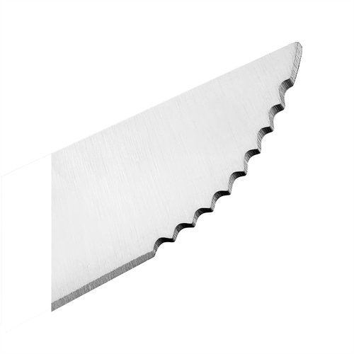 Ergo Chef Pro Series 2.0 Steak Knives Set of 4 - Premium High Carbon Stainless Steel Blades, Black Pakkawood Handles, Straight Edge with Serrated Tip for Enhanced Cutting Performance