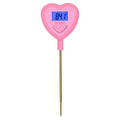 Paris Hilton Digital Heart Shaped Thermometer for Cooking, Baking and Grilling, Instant Read in Celsius or Fahrenheit, Pink