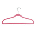 Honey-Can-Do 25-Pack Slim-Profile Non-Slip Velvet Hangers, Pink HNG-09734 Pink
