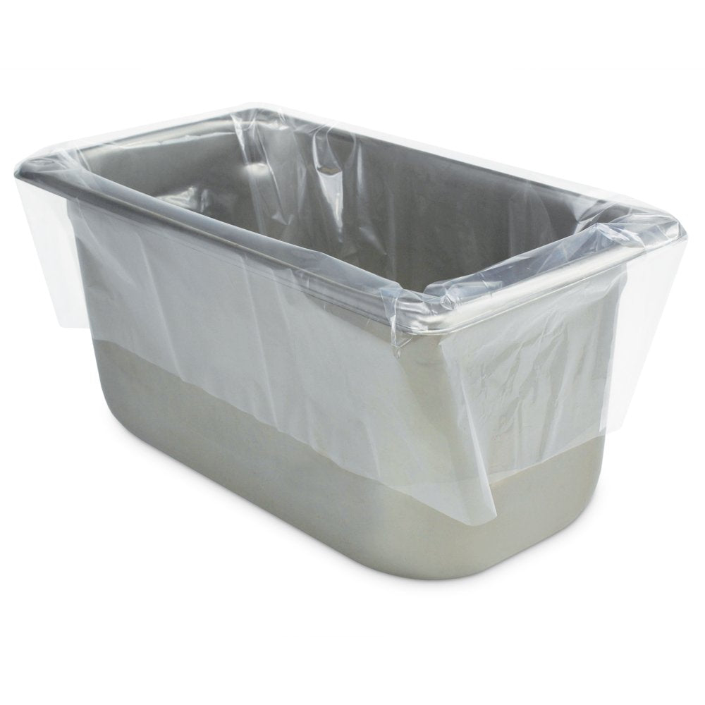 PanSaver RC Clear Liners for Easy Clean Up - Disposable Buffet Pan Liners, Ovenable up to 400F - Clear (Third & Quarter Pan - Medium & Deep | 19 x 12 IN)