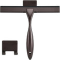 NETANY Shower Squeegee - 10-Inch Bronze Stainless Steel Tool for Streak-Free Bathroom & Shower Use