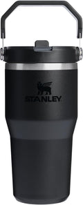 Stanley IceFlow 2.0 Flip Straw Tumbler - 20 oz Insulated Stainless Steel Water Bottle | Leak Resistant, BPA-Free | Black