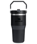 Stanley IceFlow 2.0 Flip Straw Tumbler with Handle 20 oz | Twist On Lid and Flip Up Straw | Leak Resistant Water Bottle | Insulated Stainless Steel | BPA-Free | Black 2.0