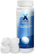 XtremeClear Chlorine Tablets - Long-Lasting 1" Stabilized Tablets for Pools & Spas - 1.5 Pounds