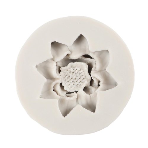 FCKEMLDS Lotus Flower Silicone Molds Lotus Leaf Fondant Mold Lily Pad Silicone Molds Lotus Root Mold For Cake Decoration Cupcake Topper Chocolate Candy Polymer Clay Gum Paste Set of 4