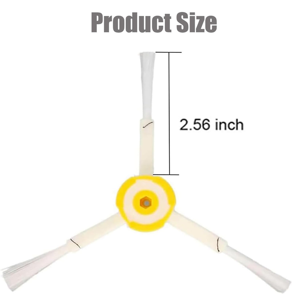 Side Brush Replacement for IRobot Roomba 900,800,700 and 600 Series 960 980 985 860 870 877 880 890 891 895 805 761 770 780 790 614 650 665 671 675 690 694 Models 6-Pack