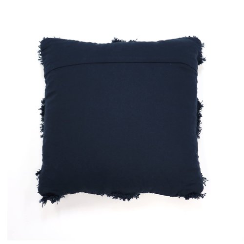 Lush Decor Tina Dots Decorative Throw Pillow, 20" W x 20" L, Navy - Square Pillow - Throw Pillows For Bed, Couch, Or Chair