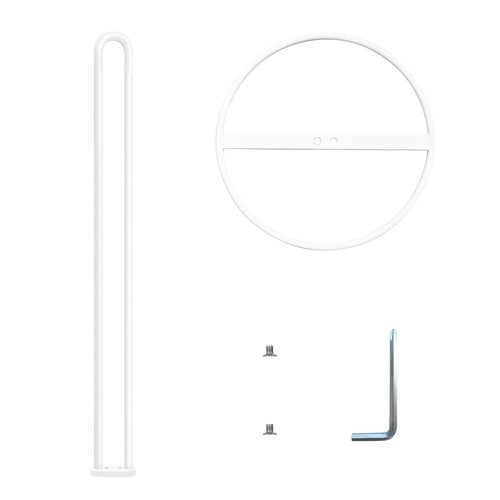 Toilet Paper Holder Stand, OBODING, White Freestanding Toilet Paper Holder for Storing 3 Rolls of Toilet Papers (White)