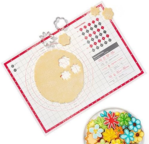 OXO Good Grips Silicone Pastry Mat - Non-Slip Design with Built-In Measurements for Precision Baking