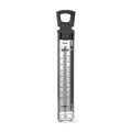 Polder Candy Thermometer, Stainless Steel Cooking Thermometer with Pot Clip, for Jam, Syrup, Jelly, Yogurt, and Deep Fry, 12"