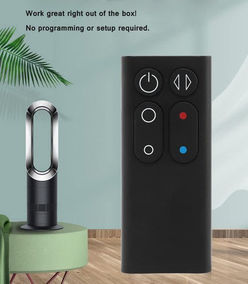 Replacement Remote Control Compatible for Dyson AM04 AM05 Fan Heater 922662-08 Hot + Cool